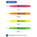 AM HLD5POV1: Amos Highlighter Twin Lumiliner Pouch - 5 Pcs